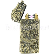 Dragon Shake Electronic Pulse Dual Arc Plasma Lighter with USB Rechargeable C