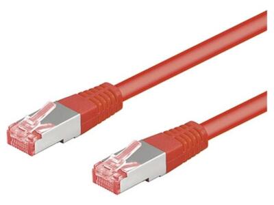 68279 Patch cord S/FTP 6 Line Cu LSZH rot 2m 28AWG Goobay