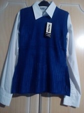 Image of Ladies Knit Sleeveless Vest Light Knitted Jumper Tank Top Sweater Size 6-8