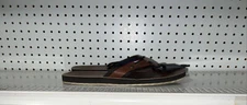 Tommy Hilfiger Drew 2 Mens Casual Sandals Slides Flip Flops Size 9 Brown