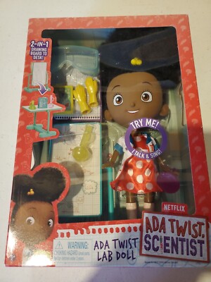 ADA Twist Scientist Lab Doll Talks/Sings Desk Drawing Board Experiments Netflix