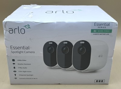 ARLO 3-PACK VMC2330W-100NAS WIRELESS INDOOR/OUTDOOR SPOTLIGHT SECURI (MVP027394)