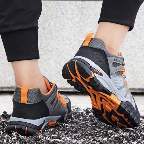 Men's Safety Work Shoes Steel Toe Lightweight Indestructible Boots Non-Slip - Picture 4 of 24