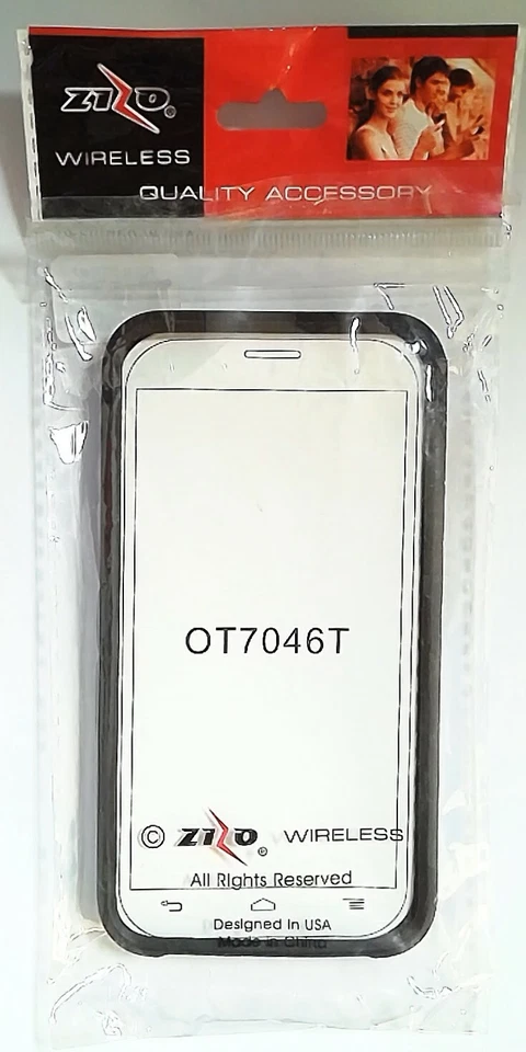 Funda híbrida ZIZO (azul y negra) - Alcatel OneTouch Conquest - 7046T Foto 2 de 2