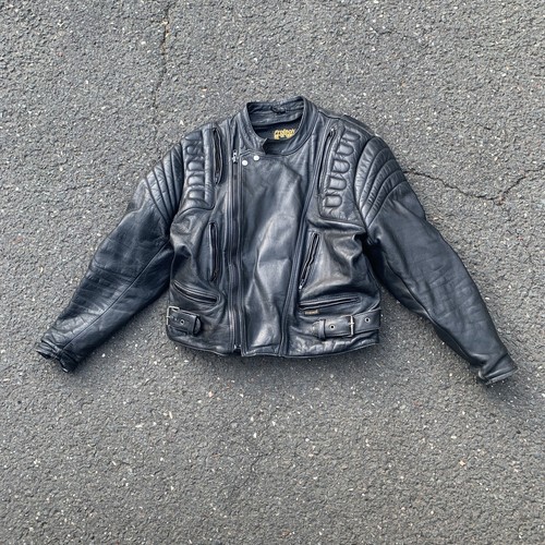 Vintage Leather Protech Apparel Harley Davidson Jacket Sz 48