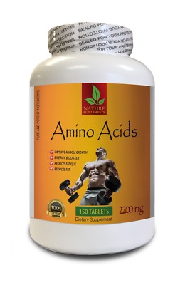 Stamina Pills - AMINO ACIDS 2200mg - Muscle Recovery - 150 Tablets