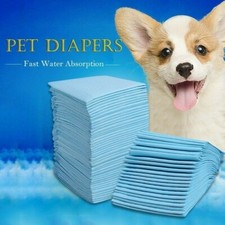 100pcs Saugfähige Haustier Windel Hundetraining Pee Polster Gesund Sauber Matte