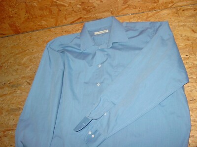 Tolles Hemd/langarm v. JACQUES BRITT Gr.45 blau Wash&Wear
