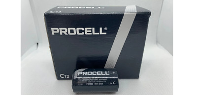 12 Duracell Procell C Constant Alkaline Batteries (one 12 pack) exp 2032+