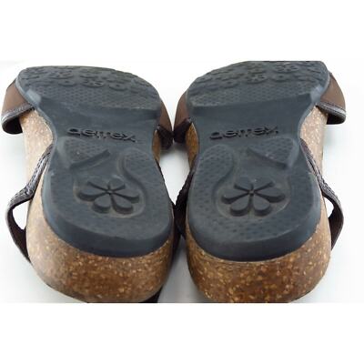 Sandalistas by Aetrex Size 8.5 M Brown Gladiator Leather Women