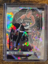 2024 Panini Prizm WNBA Aaliyah Edwards Silver Cracked Prizm Rookie #70 Mystics