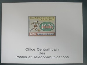 1970 Central African Post Office Souvenir Sheet(WM-Mexico'70),MNH,OG