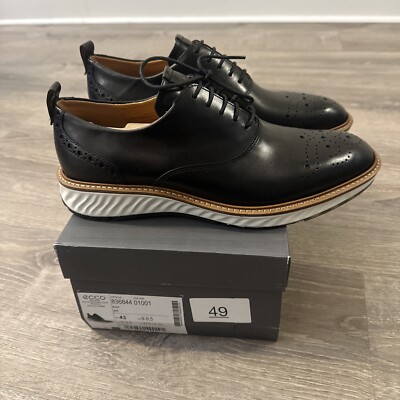 Ecco ST.1 Hybrid Shoes - Size 9-9.5 Eu 43 Black Brand New