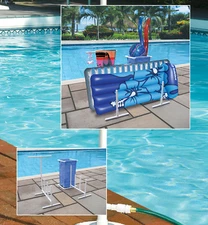 Hydro Tools 8903 Swimming Pool Side Organizer For Towels, Rafts & Floats