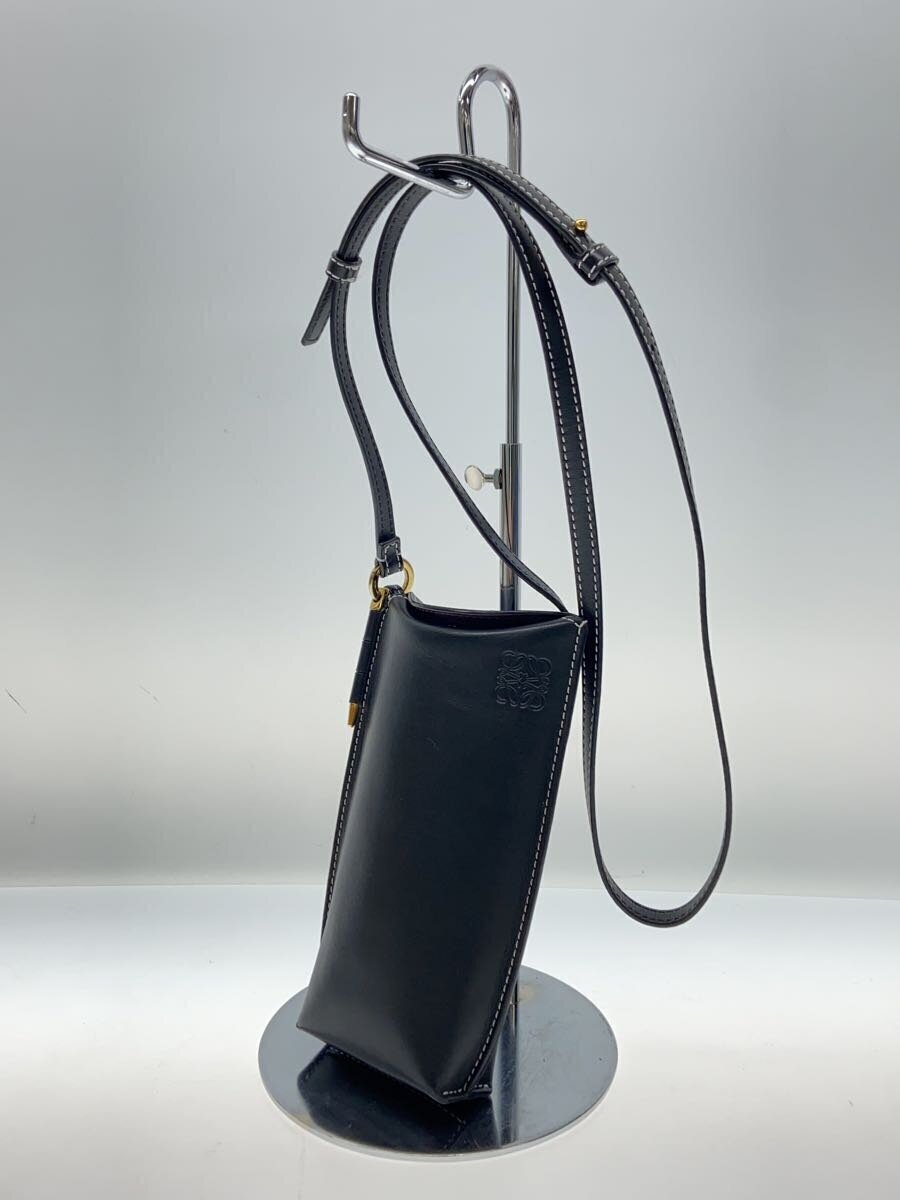 Loewe Gate Pocket Negro/Shoulder Bag/Leather/Blk | eBay