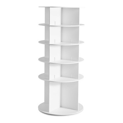 Uimoso 5-Tier Rotating Shoe Organizer Tower with 360° Swivel, White