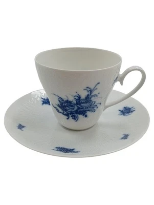 Rosenthal Tasse et Soucoupe en Porcelaine Motif Floral - Photo 1/3