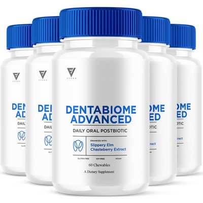 #ad 5 Pack Dentabiome Advanced Denta Biome Daily Support Formula 300 Chewables $59.95