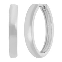 Cavill Silberohrringe Damen 925 Sterlingsilber Rhodiniert Rund 20Mm