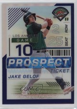 2024 Panini Prospect Edition Purple Prizm 77/99 Jake Gelof #196 4z8
