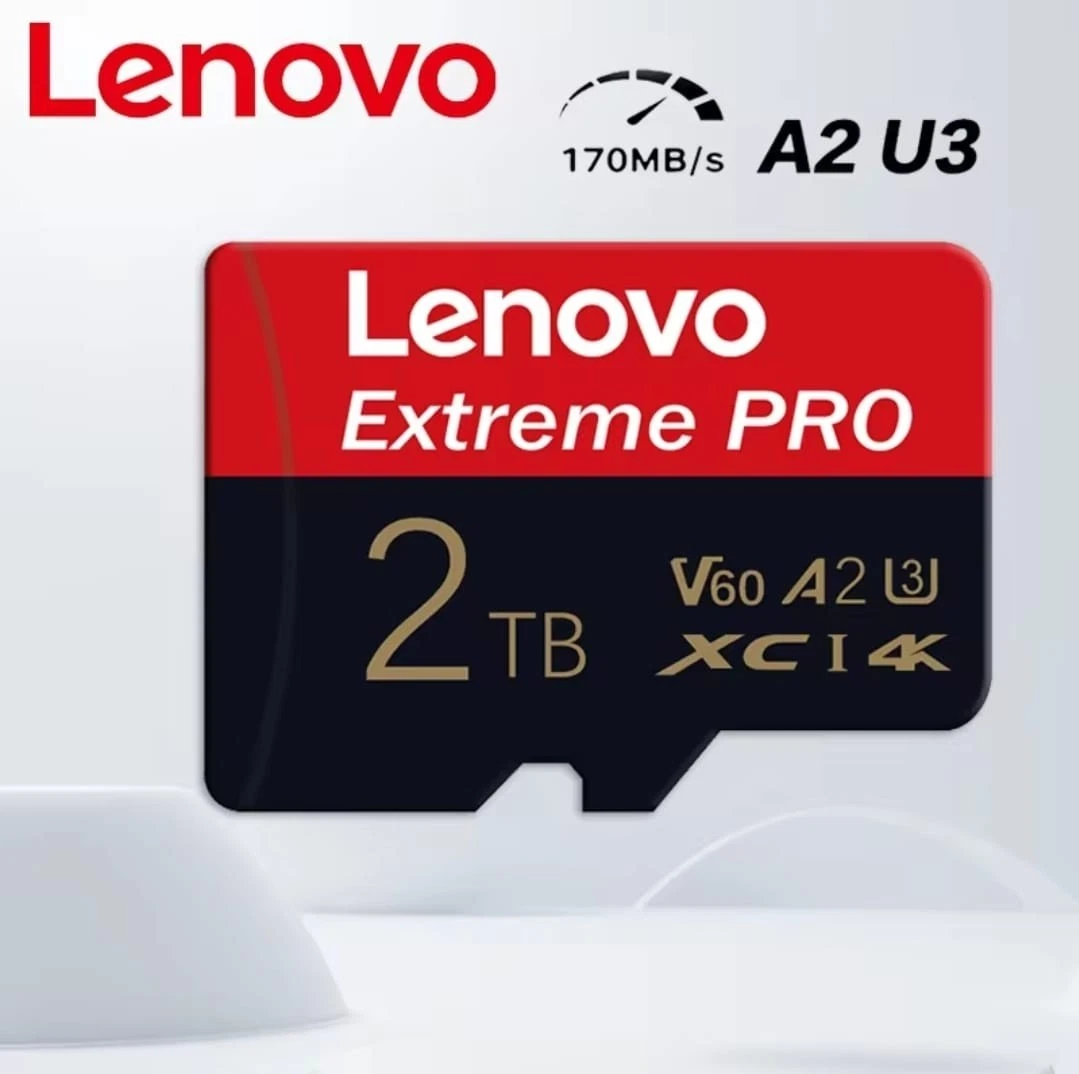 Lenovo Micro SD Card Scheda di Memoria 2TB 1TB 512GB