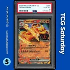 2023 POKEMON SCARLET & VIOLET 151 #006/165 CHARIZARD EX DOUBLE RARE PSA 10