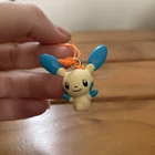 Pokemon Minun 1" keychain charm strap figure toy Bag Mini Vintage Backpack