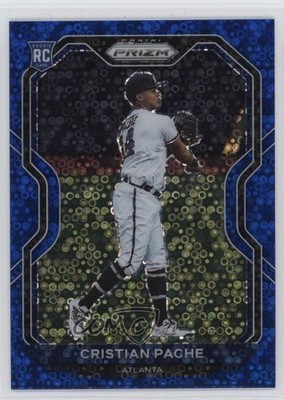 2021 Panini Prizm Tier II Blue Donut Circle /199 Cristian Pache Rookie RC 0hk3