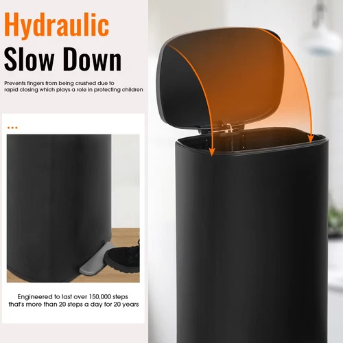 FDW Step Kitchen Trash Can - Thumbnail 5
