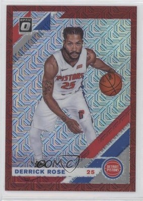 2019-20 Panini Donruss Optic Choice Red Prizm 1/88 Derrick Rose #116 0p76