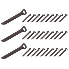 30 Pcs Leather Zipper Puller, 2.6" Zipper Sliders, Coffee