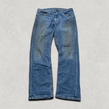 Levi's 559 Jeans Mens 36" Relaxed Fit Straight Leg Washed Denim Pants, Blue