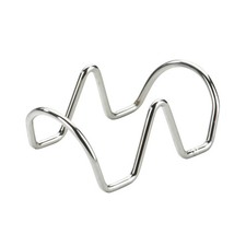 Cal-Mil 3476-2 2.5" x 4.5" x 1.75"H Stainless Steel Taco Holder - 2 Doz