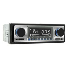 Classic Single Din Car Radio with Bluetooth, Car Stereo FM Radio Receiver,