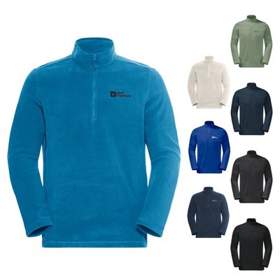 Jack Wolfskin Herren Midlayer Pullover Half Zip Fleecepullover Taunus