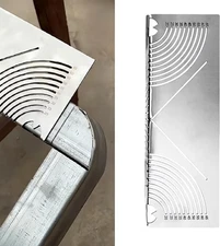  Precision Flexible Arc Marking Tool Adjustable Line Drawing Measuring Rulers