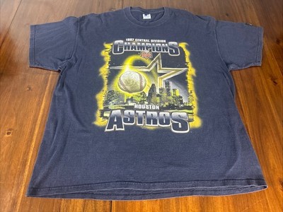 Houston Astros 1997 Central Division Champions Starter MLB Shirt Size XL Vintage
