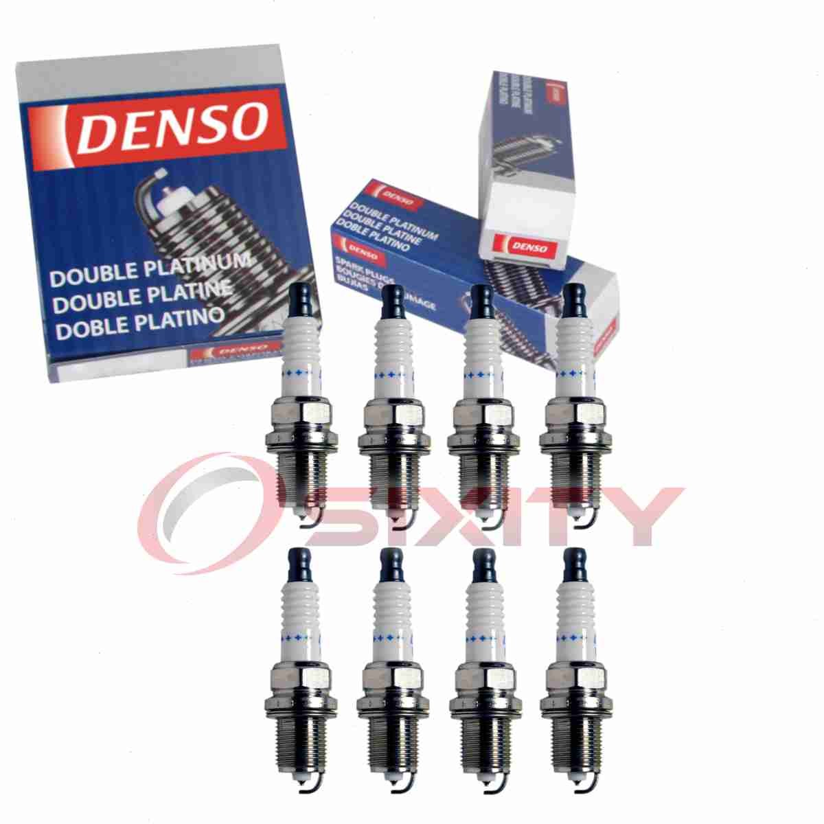 8 pc Denso Platinum Long Life Spark Plugs for 2006-2007 Mitsubishi Raider ec