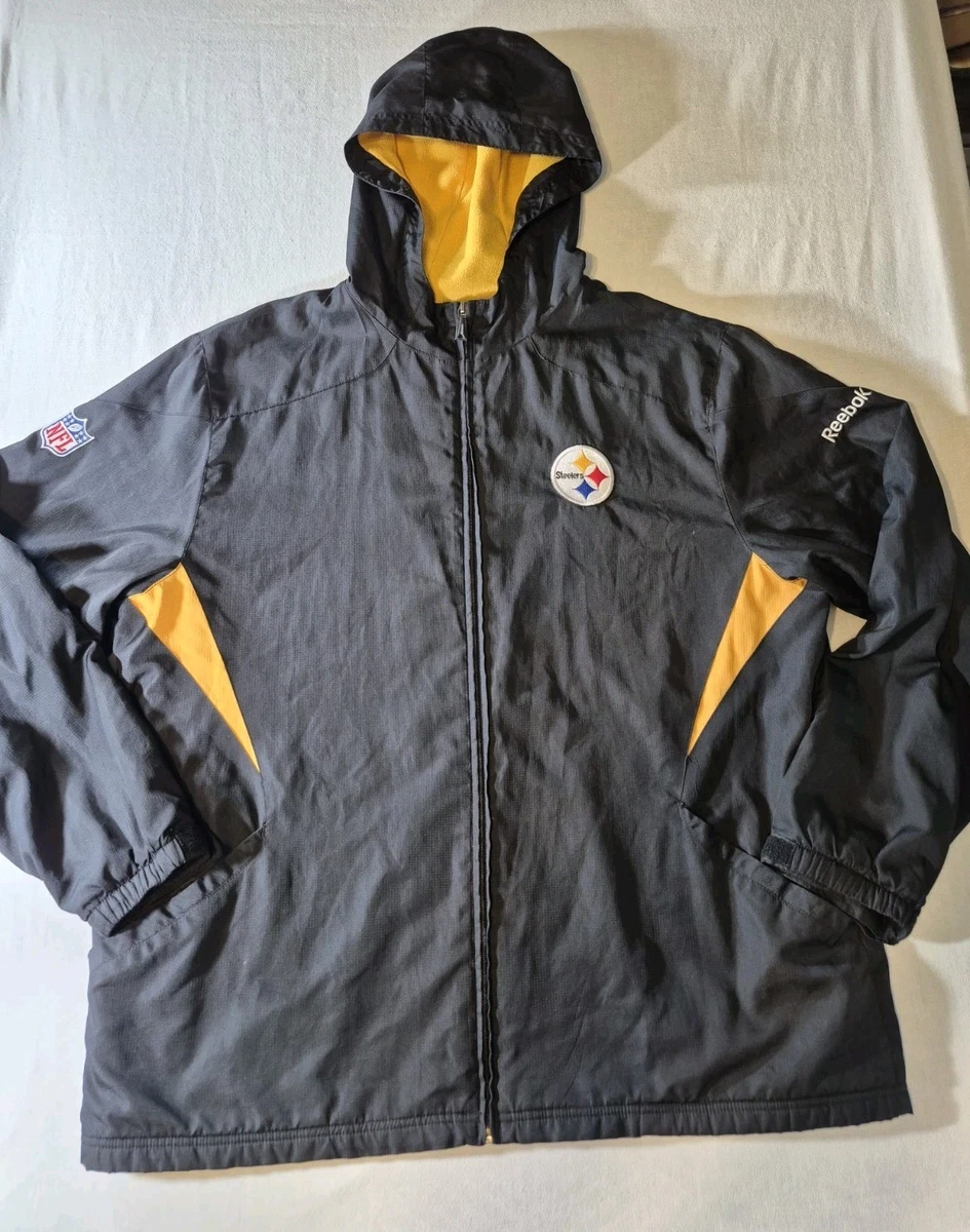 Reebok NFL Pittsburgh Steelers ウィンドブレーカー Reebok Pittsburgh Steelers NFL Jackets Just Listed 2026