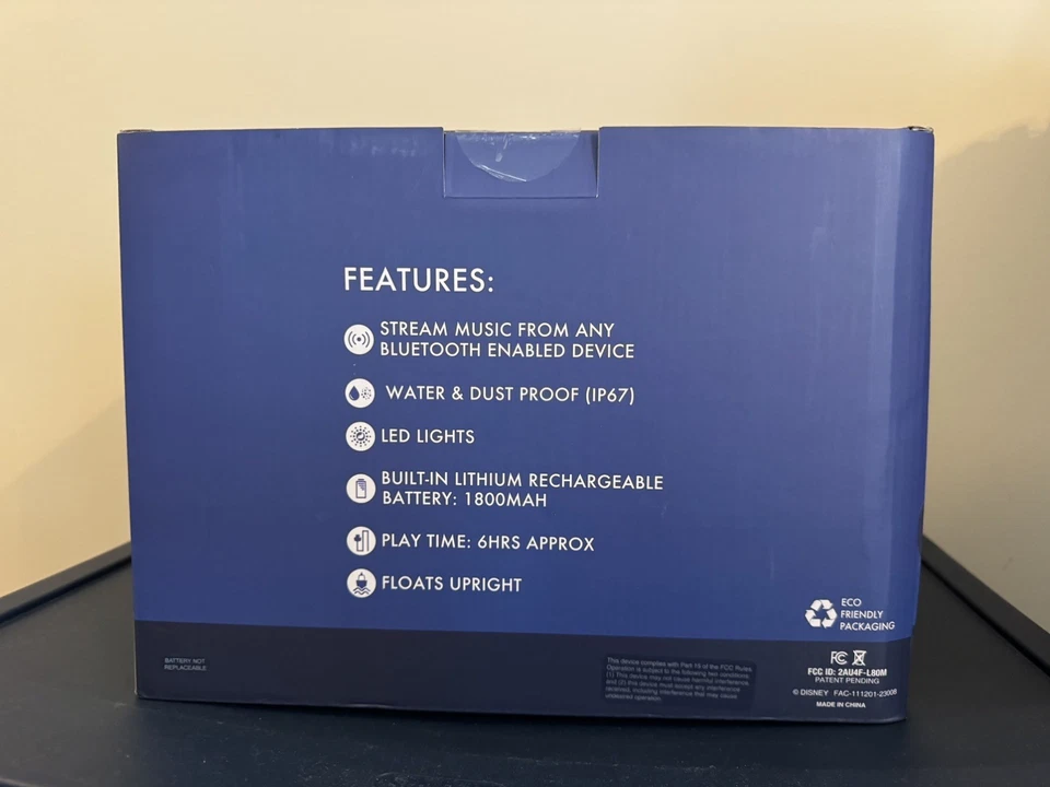 Altavoz inalámbrico barco flotante Disney Cruise Line NUEVO EN CAJA Foto 3 de 4