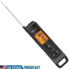2-in-1 Infrared Meat Thermometer Instant Read Cooking BBQ Grill Probe Gun New