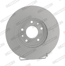 2x FERODO Bremsscheibe PREMIER DDF2466C für NISSAN RENAULT LEAF KADJAR Schachtel