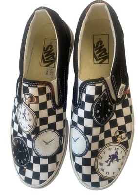 NEW Karl Jacobs x Vans Slip-On Skate Shoe Men's 8 Time Traveler Tales Graphics 