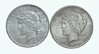 1923-D & 1925 Peace Silver Dollar $1 Bullion Collection Lot *108