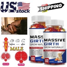 Male Enhancement Gummies Booster  Thicker Last Longer Stronger Bigger 60 Gummy