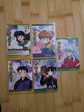 Inuyasha Tcg Japanese. Inuyasha, Kagome, Songo, Miroku And Shippo. Whole Set.