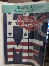 God Bless America Decorative  Garden Flag  12.5x18