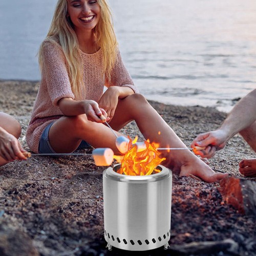 Stufa a legna da esterno senza fumo uso campeggio per feste BBQO8G3 - Foto 12 di 12
