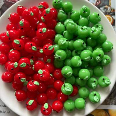 20PC 1/6 Scale Dollhouse Miniatures Lot  Mini Food Fruit Apple Store Accessories