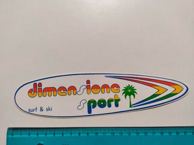 AUFKLEBER SPORT SURF Sticker Vintage 80er Original Größe